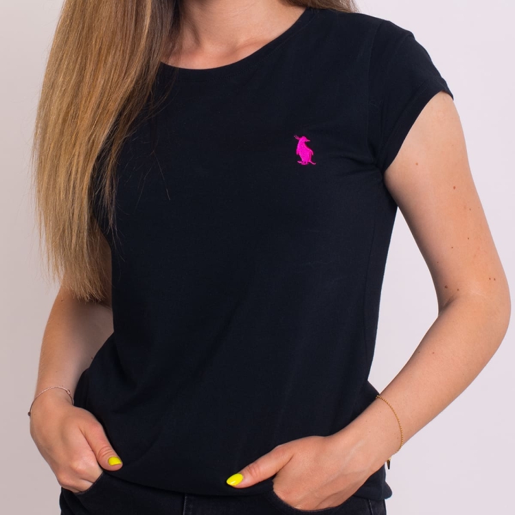 T-shirt-BASIC-damski-PinkWin-Wea-z-rozowym-pingwinem.jpg