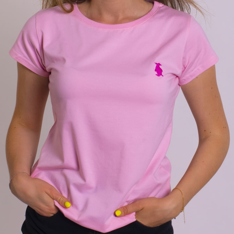 T-shirt-damski-rozowy-BASIC-PinkWin-Wear-z-rozowym-pingwinem.jpg